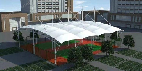 西安本地膜結構廠家 專業安裝倉庫工廠輕鋼膜結構汽車棚停車篷及工程設計施工服務
