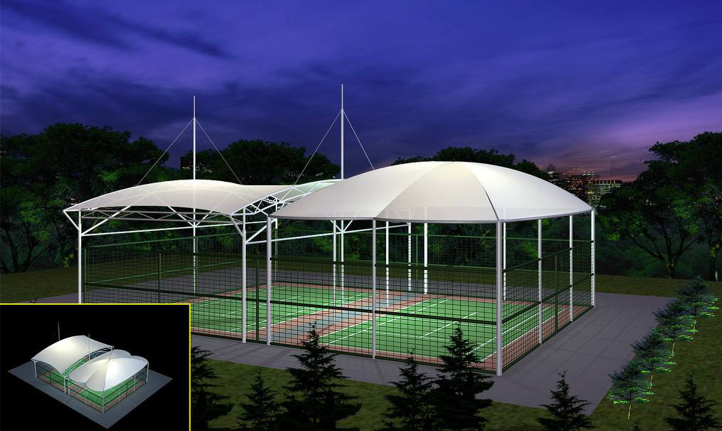 PVDF球場(chǎng)施工膜結(jié)構(gòu)工程 項(xiàng)目籌備與設(shè)計(jì)規(guī)劃的精要